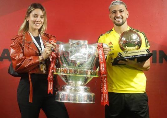 Reyna with her husband Giorgian de Arrascaeta.